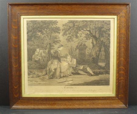 Appraisal: A set of four prints After John Collett steel engraving