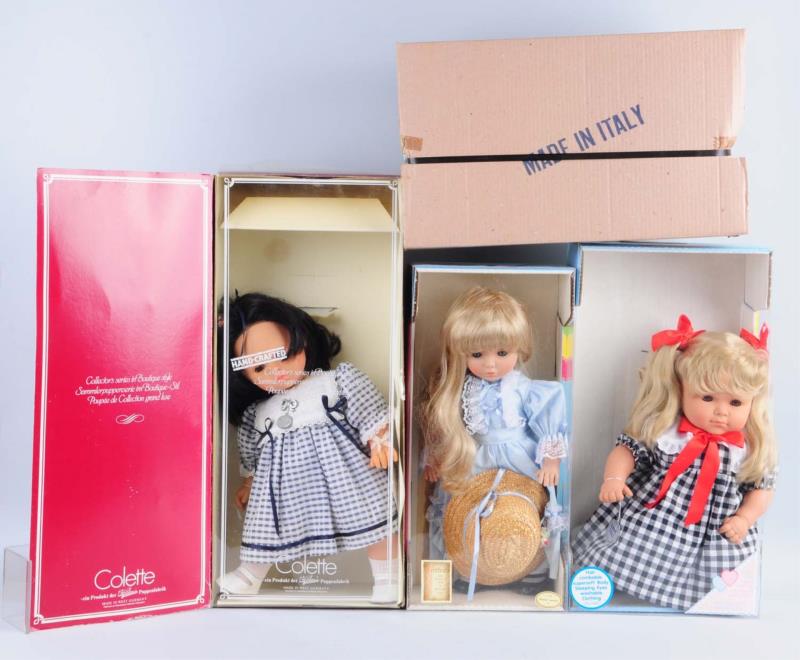 Appraisal: Lot of Modern Dolls This lot includes three modern dolls