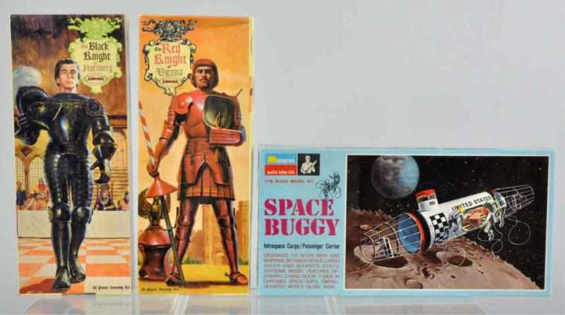 Appraisal: Lot of Knights Space Buggy Model Kits Description American Circa