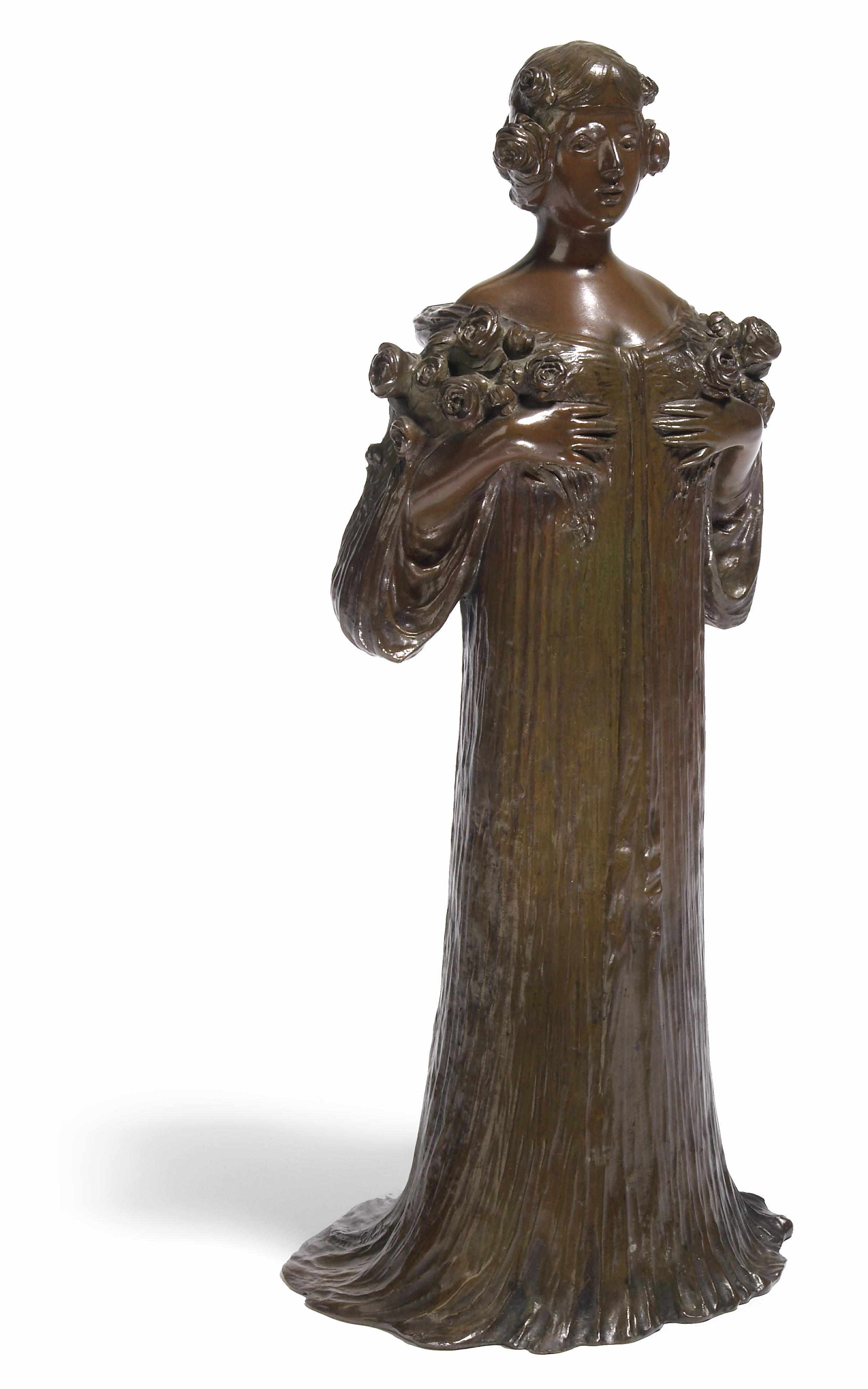 Appraisal: Victorin Sabatier work late th early th centuries Robed Maiden