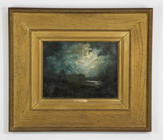 Appraisal: Robert Crannell Minor O c 'Moonlit Clouds ' th c