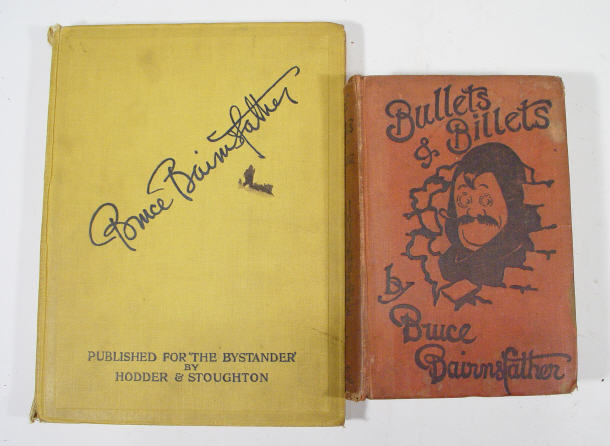 Appraisal: Bruce Bairnsfather - Two military books 'Bullets and Billets' together