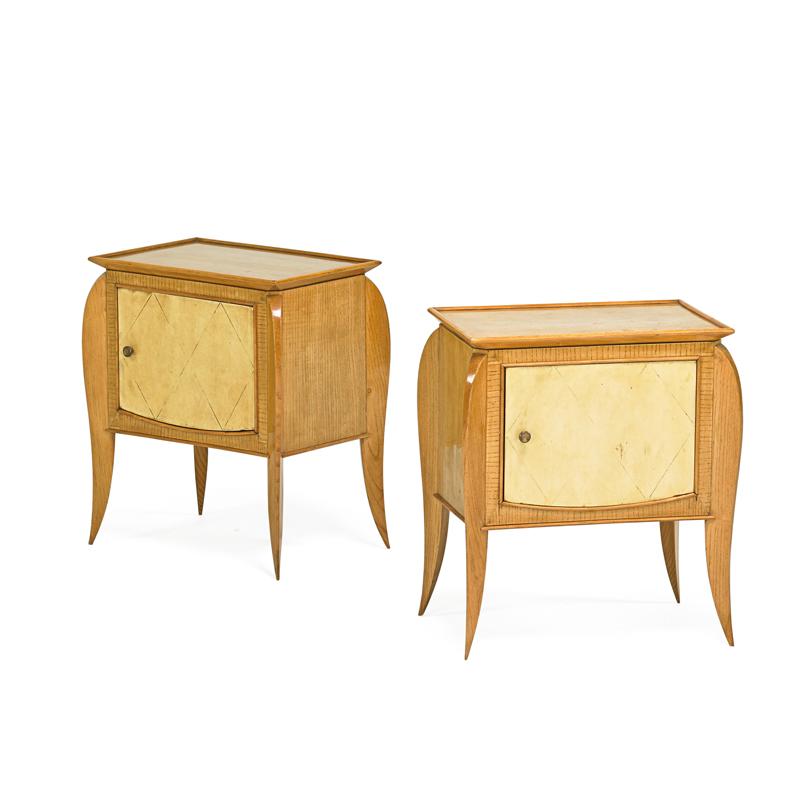 Appraisal: FRENCH Pair of nightstands Condition Report Restored very good condition