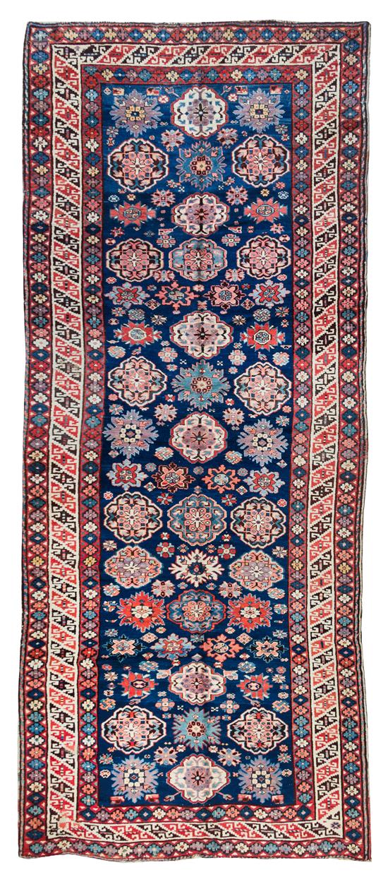 Appraisal: Sale Lot A Kazak Wool Runner southern caucasus circa feet