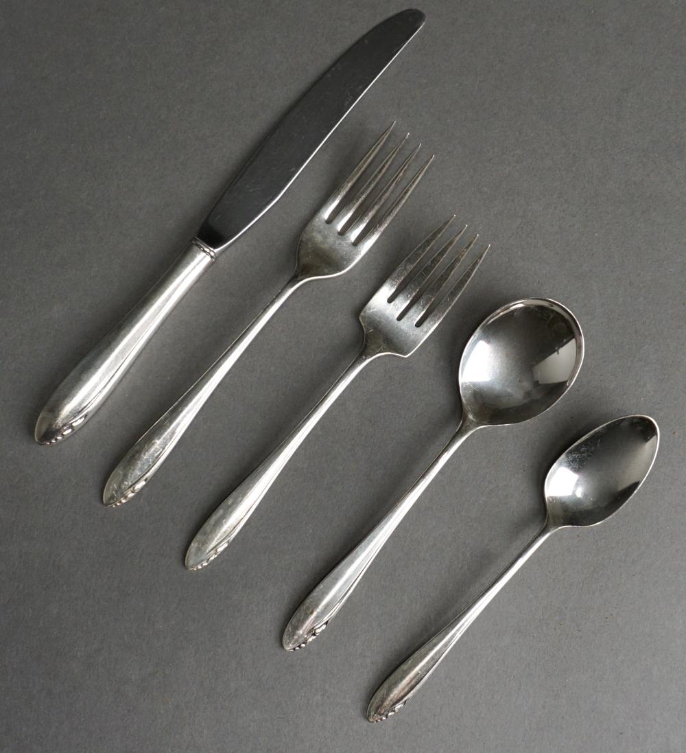 Appraisal: Heirloom Sterling 'Lasting Spring' -Piece Flatware Set Oneida Intro oz