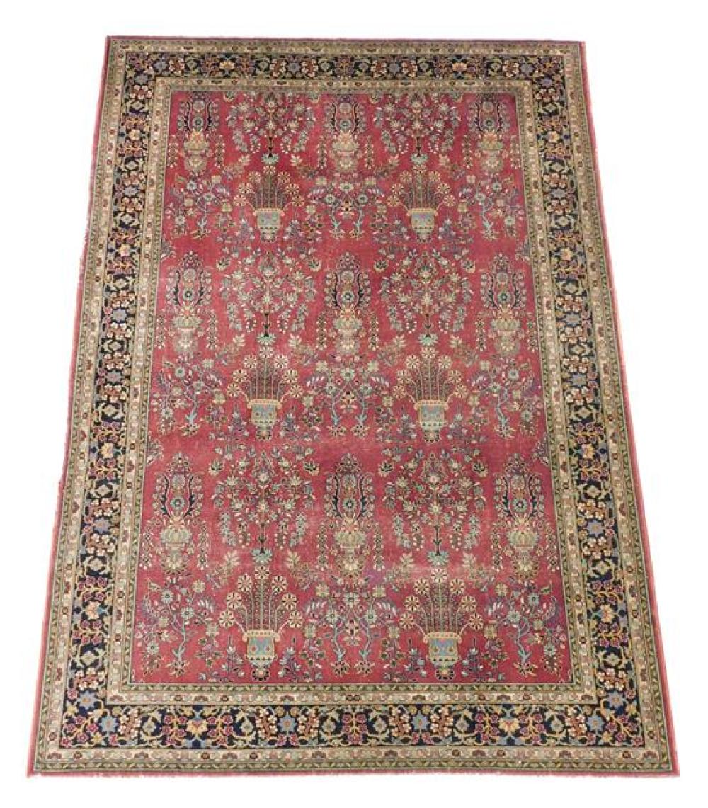 Appraisal: RUG Antique Persian style ' x ' wool on cotton