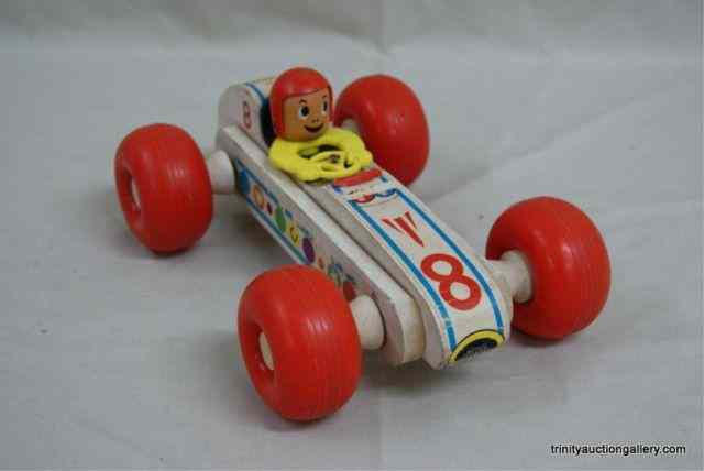 Appraisal: c 's Fisher Price Bouncy Racer Pull ToyThis is a