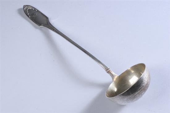 Appraisal: RUSSIAN SILVER LADLE early th century Kokoshnik mark J F