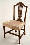 Appraisal: CHAIR - Federal period Portsmouth NH mahogany side chair with