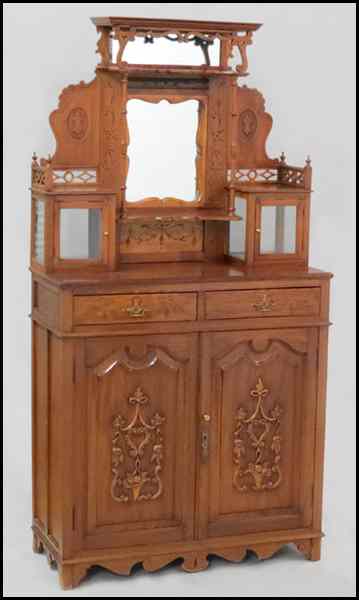 Appraisal: TH CENTURY INDIAN CABINET H '' W '' D ''