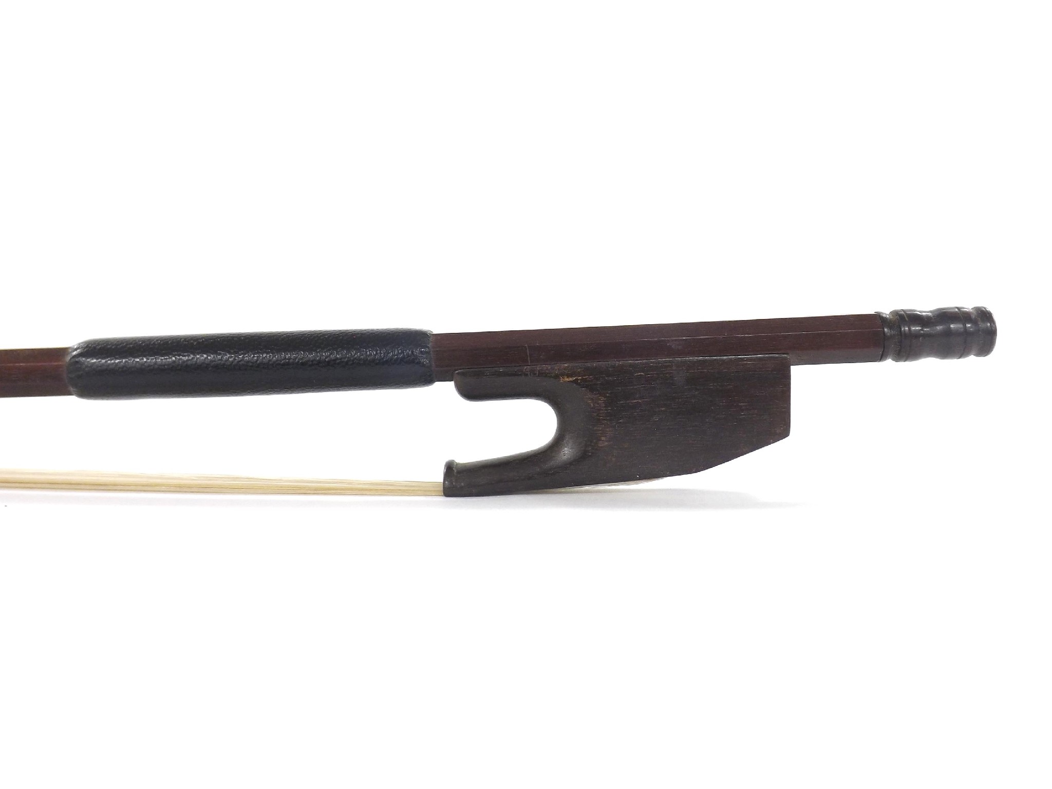 Appraisal: Late th century Baroque violin bow of the Dolmetsch School