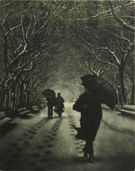 Appraisal: Art Werger Passage Mezzotint printed on wove paper signed in