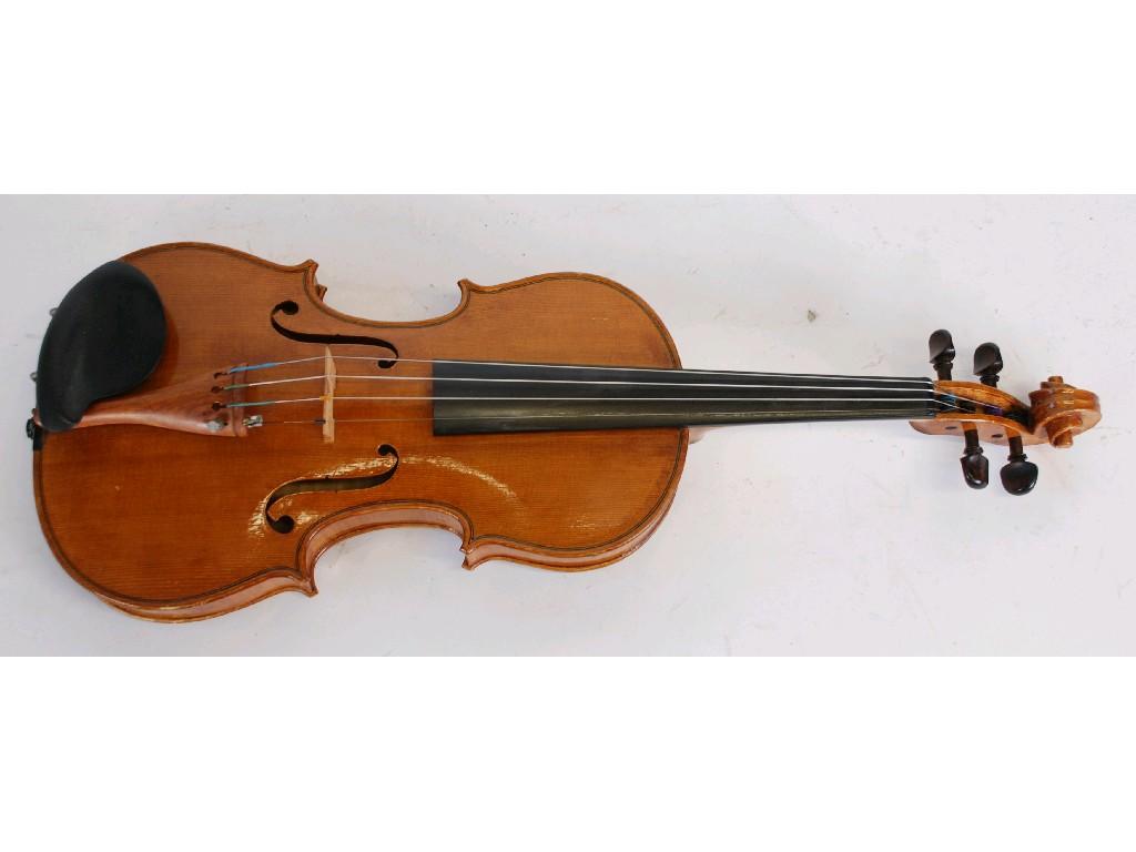 Appraisal: HERBERT HENRY SHETHER - OF CANTERBURY VIOLA dated on PAPER