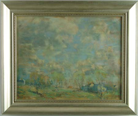 Appraisal: ARTHUR C GOODWIN American - NEW ENGLAND LANDSCAPE Pastel impressionistic