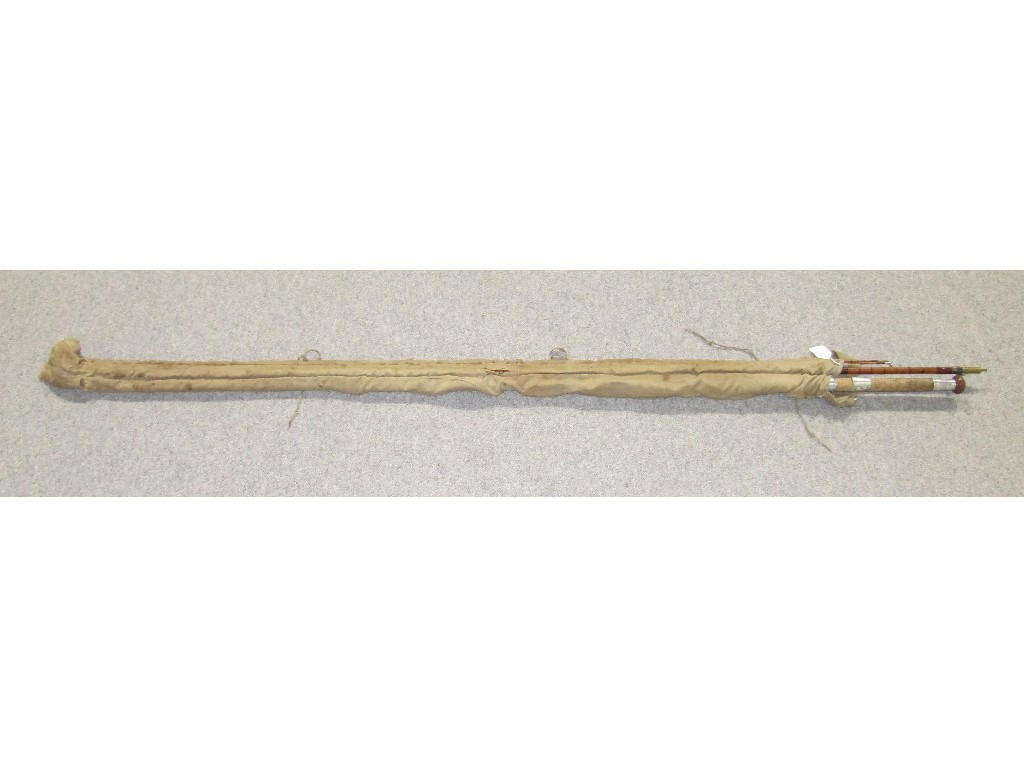 Appraisal: Hardy Bros split cane fishing rod