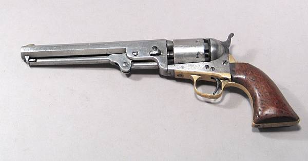 Appraisal: A Colt model Navy percussion revolver Serial no for caliber