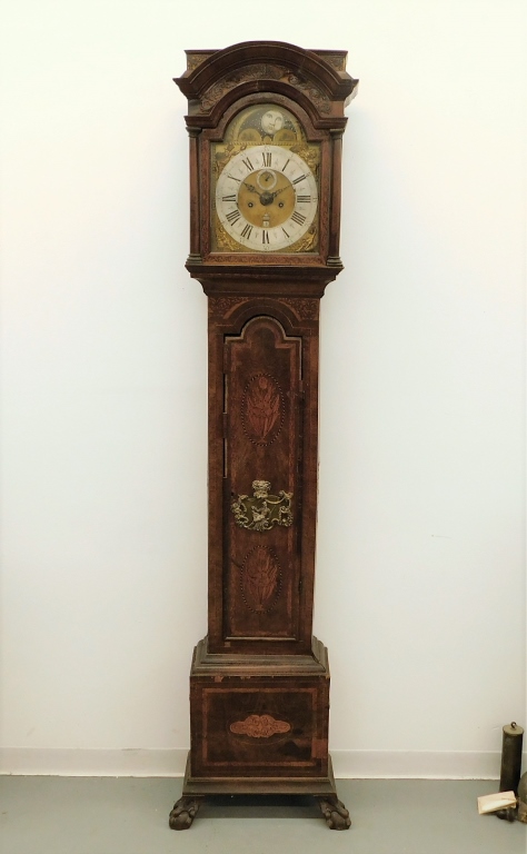 Appraisal: TH C DUTCH ANDRIES VERMEULEN TALL CASE CLOCK Amsterdam th