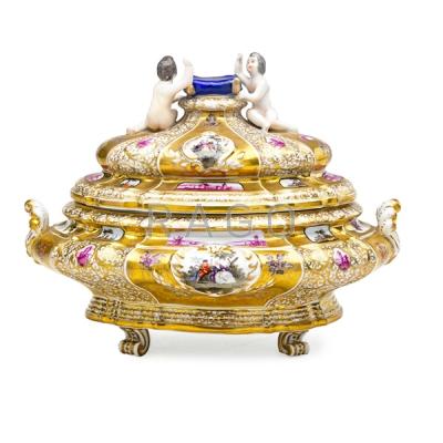 Appraisal: GERMAN PORCELAIN COVERED TUREEN Condition Report