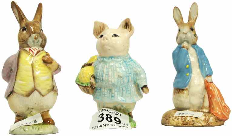 Appraisal: Royal Albert Beatrix Potter Figures Little Pig Robinson Peter and