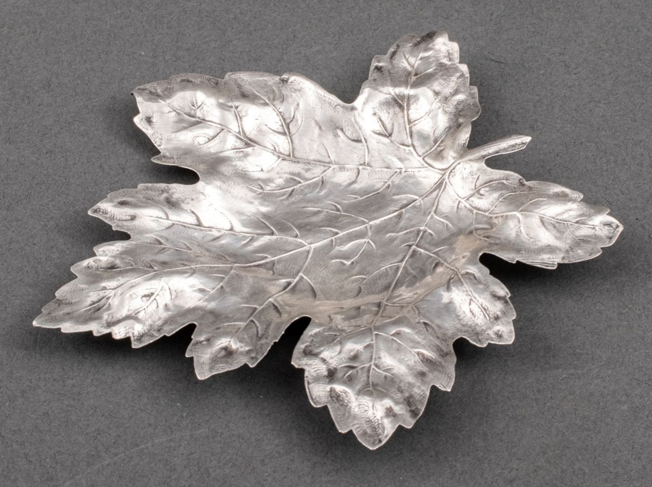 Appraisal: R BLACKINTON CO STERLING SILVER LEAF DISH C R Blackinton