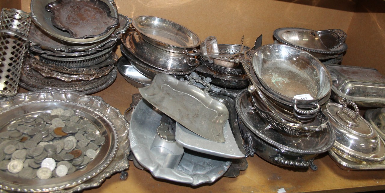 Appraisal: Various early thC and later silver plate to include a