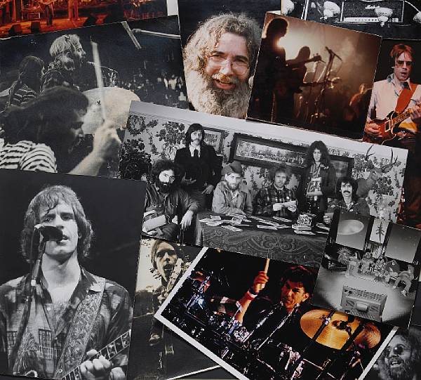 Appraisal: A group of photographs of The Grateful Dead s- s