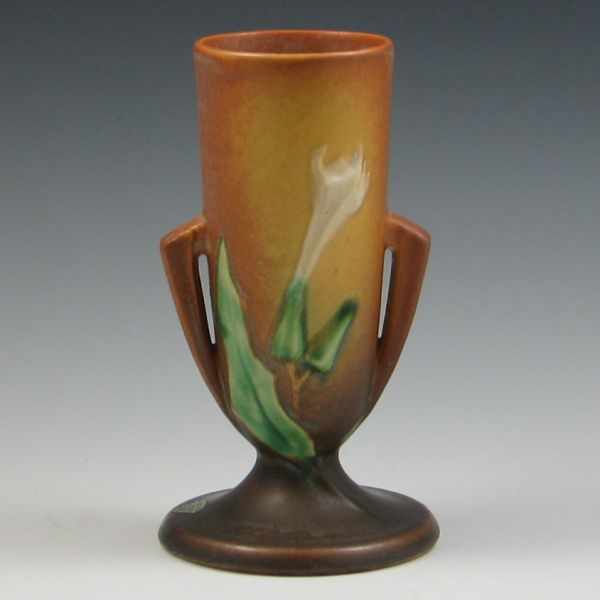 Appraisal: Roseville Thorn Apple Vase marked Roseville - '' including Roseville