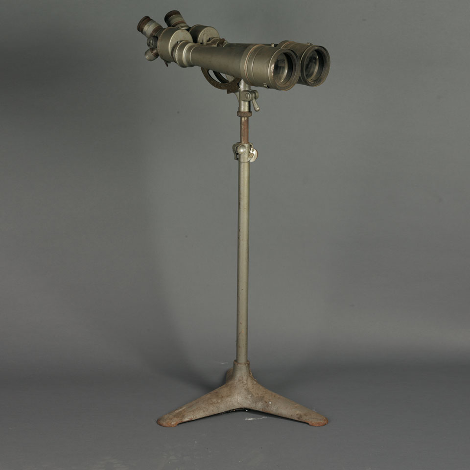 Appraisal: Zeiss Observation Binoculars on Stand DF X early th century