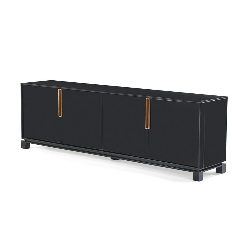 Appraisal: CECCHINI Cabinet CR TP Italy s Lacquered wood zebrano Ink