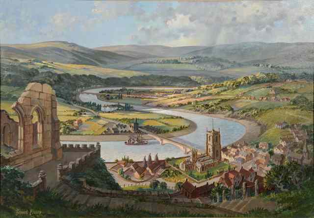 Appraisal: Bernard Ninnes British - This England Near Ludlow signed titled