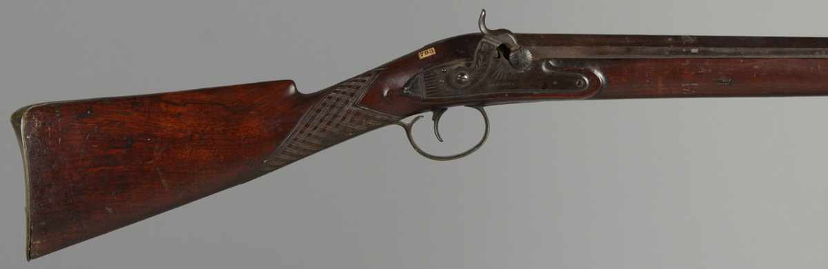 Appraisal: English Percussion Single Barrel Fowling Gun A W Spies T