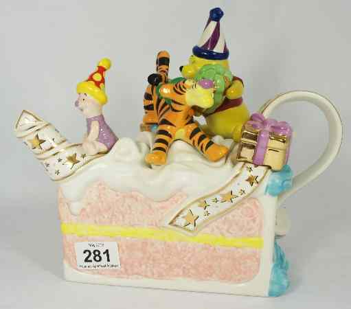 Appraisal: Paul Cardew Character Tea Pot Studio Winnie the Pooh Birthday