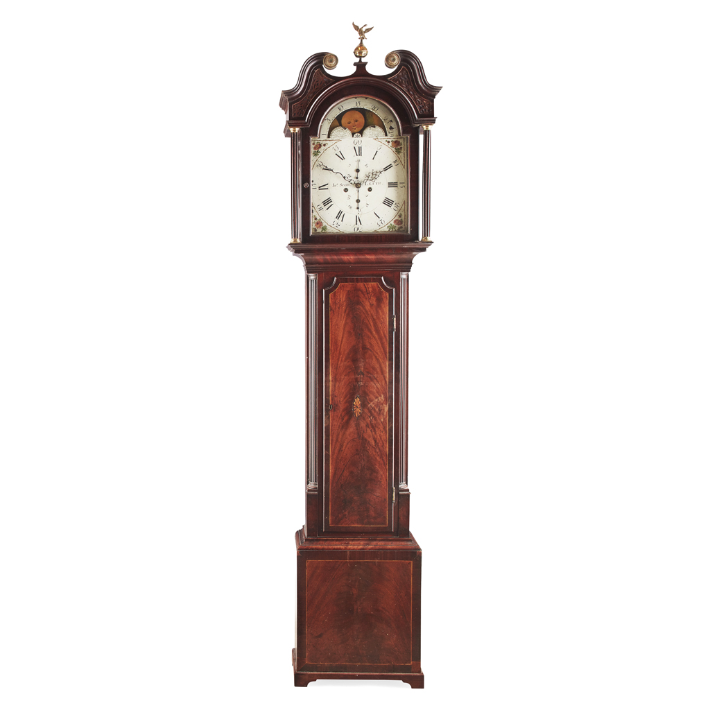 Appraisal: SCOTTISH MAHOGANY LONGCASE CLOCK JAMES SCOTT LEITH EARLY TH CENTURY