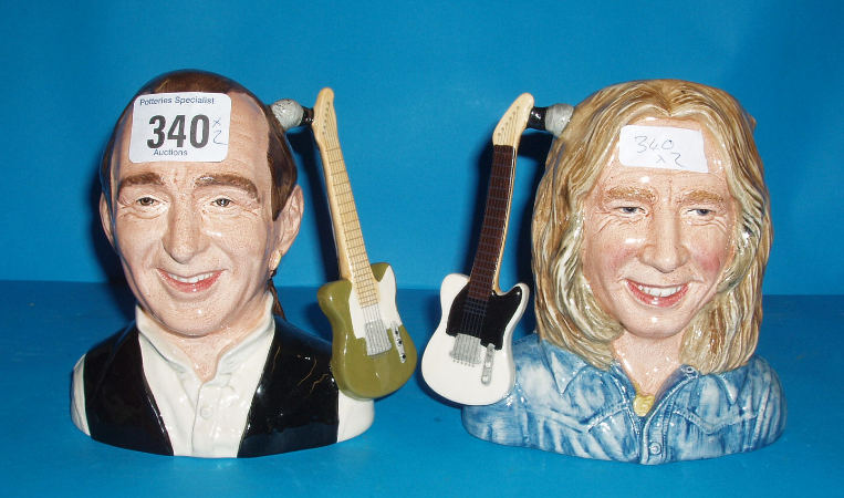 Appraisal: Small Sized Character Jugs status Quo Francis Rossi D and