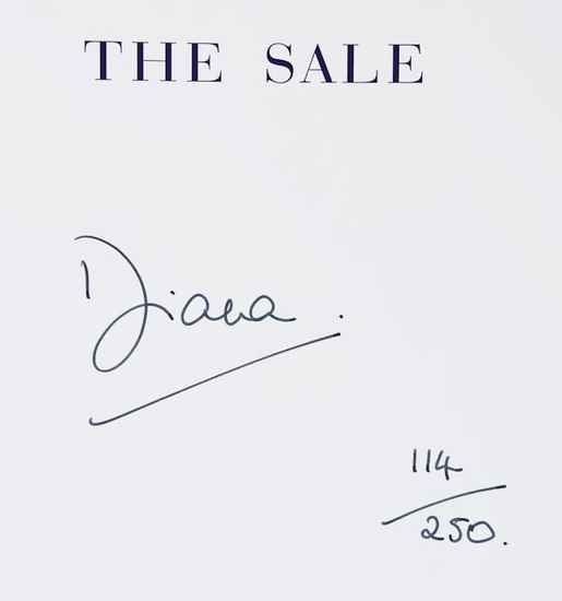 Appraisal: Diana Princess of Wales Sale Catalogue Dresses from the Collection