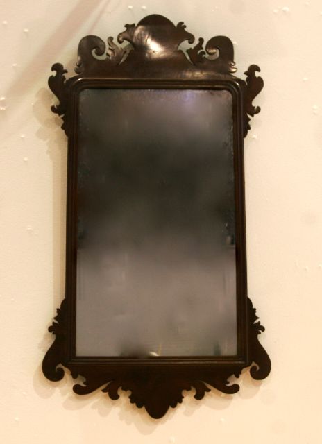 Appraisal: A George III style mahogany framed mirror cm high cm