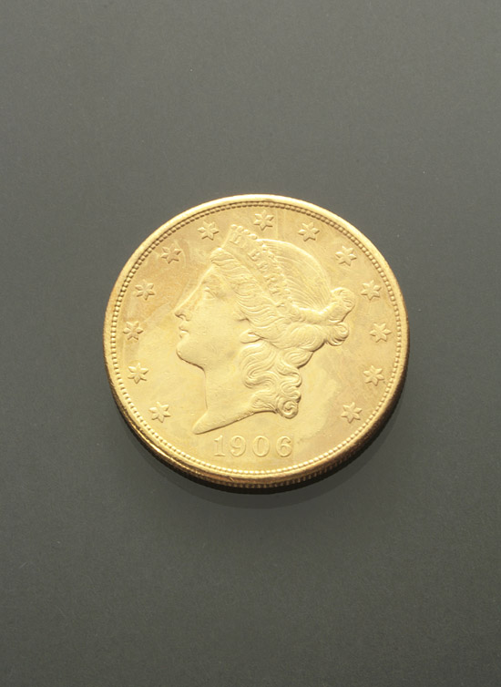 Appraisal: U S Double-Eagle Twenty-Dollar Gold Coin Dated S