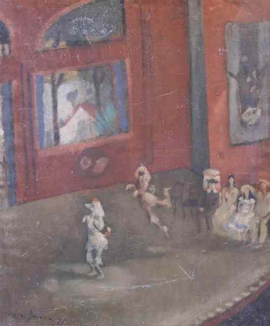 Appraisal: Sir Robin Darwin - oil on canvas 'Dance of the