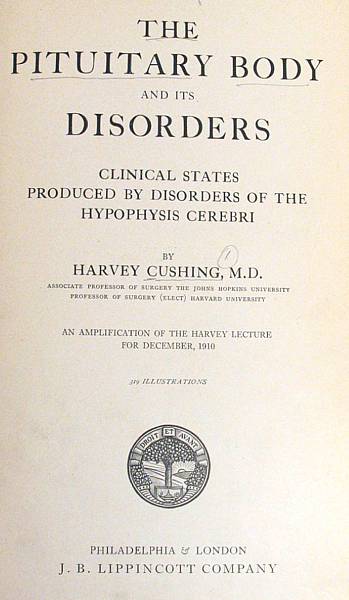 Appraisal: CUSHING HARVEY WILLIAMS - The Pituitary Body and its Disorders