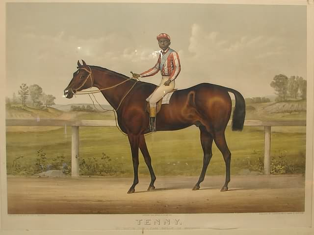 Appraisal: Currier and Ives lithograph titled Tenny by Rayon D'Or-Dam Belle