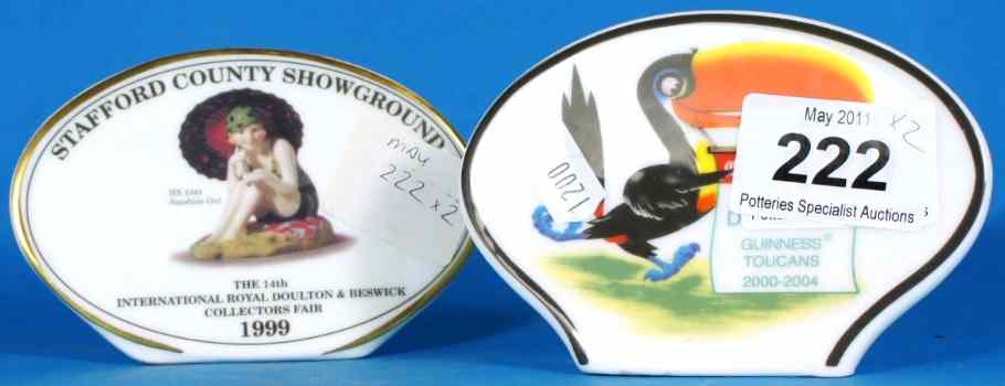 Appraisal: Royal Doulton Guiness Toucan Advertising Stand and Doulton Collectors Fayre