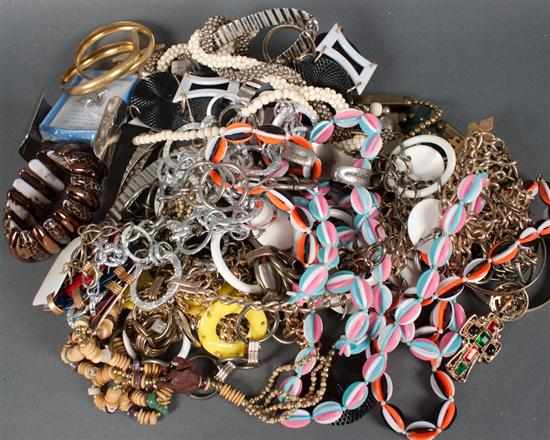 Appraisal: Large assortment of costume jewelry Estimate - Any condition statement