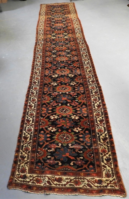 Appraisal: C PERSIAN ORIENTAL BIDJAR CARPET RUG RUNNER Persia Circa Repeated