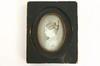 Appraisal: MINIATURE ON IVORY - Miniature bust portrait on ivory of