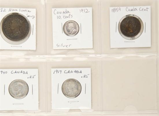 Appraisal: Canadian Early Coins are silver