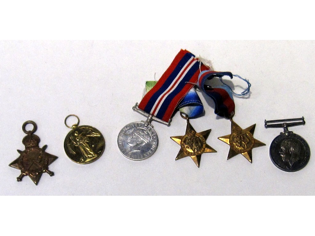 Appraisal: Lot comprising war medal victory medal and - star to