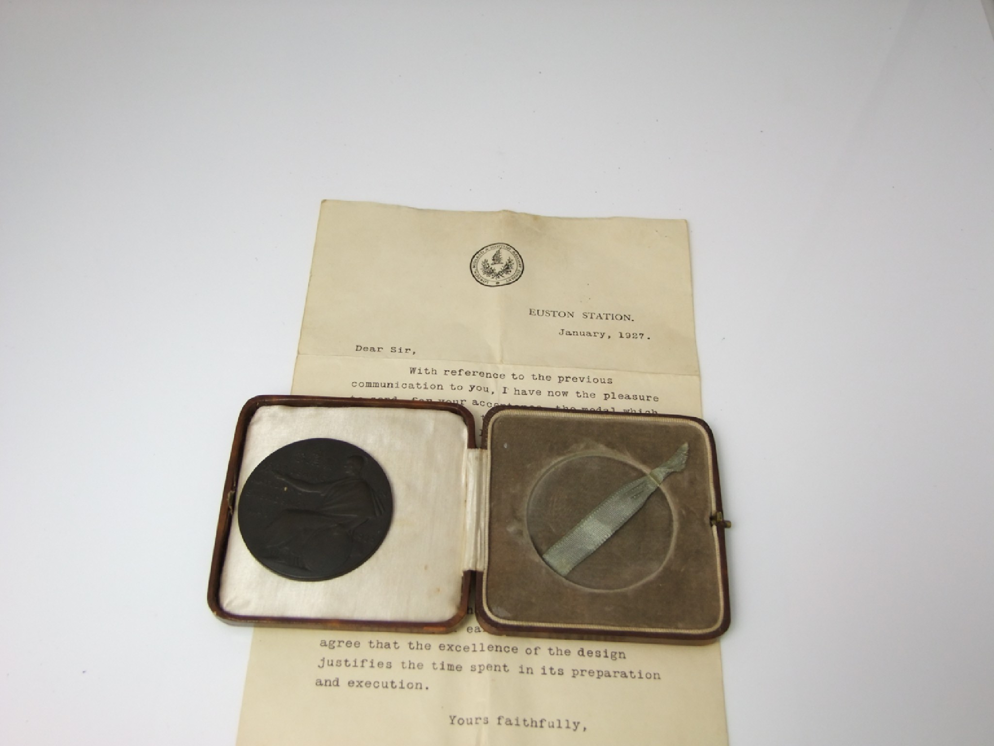 Appraisal: A General Strike Service National Emergency Railway Medal boxed with