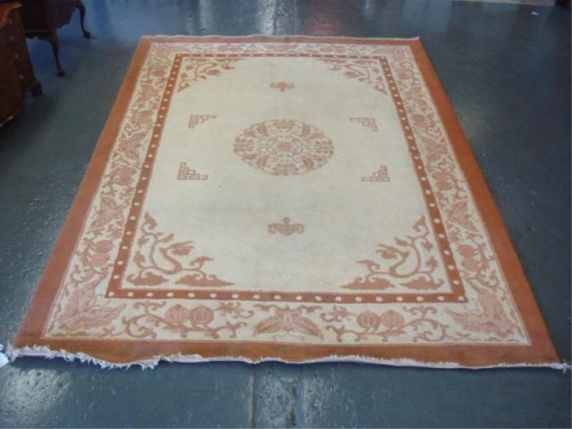 Appraisal: Asian Style Room Size Handmade Carpet Dimensions ' x '