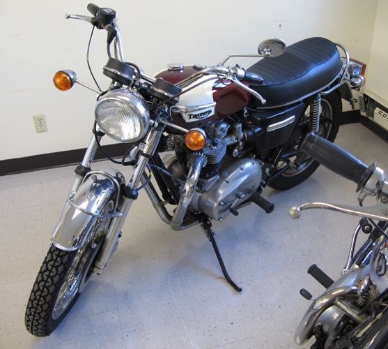 Appraisal: CLASSIC TRIUMPH MOTORCYCLE T V Bonneville cc twin -speed original