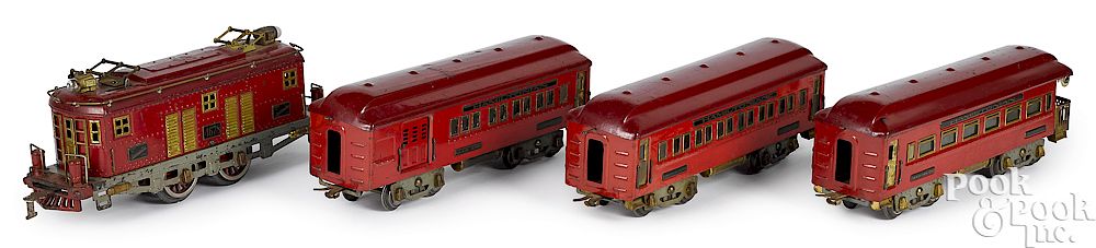 Appraisal: American Flyer Hamiltonian four-piece train set American Flyer Hamiltonian four-piece